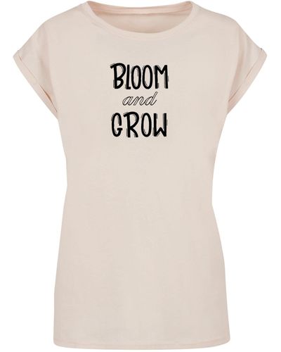 Merchcode Ladies Spring - Bloom and grow T-Shirt (1-tlg) in Weiß | Lyst DE