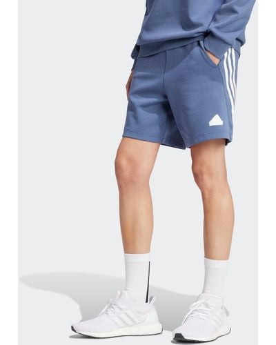 adidas Shorts M FI 3S SHO (1-tlg) - Blau