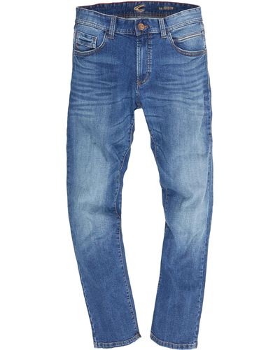Camel Active Jeans 5-Pkt Regular Fit - Blau