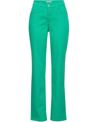 M·a·c Bequeme Jeans Stella Gerader Beinverlauf - Grün