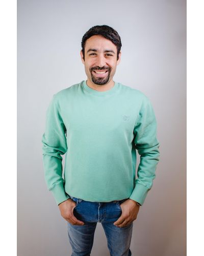 Superdry Sweatjacke Sweatshirt mint - Grün