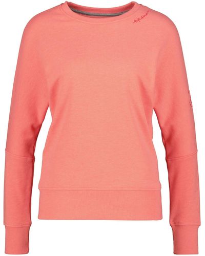 Alife & Kickin Sweatshirt DalaAK A Pullover ohne Kapuze (1-tlg) - Pink