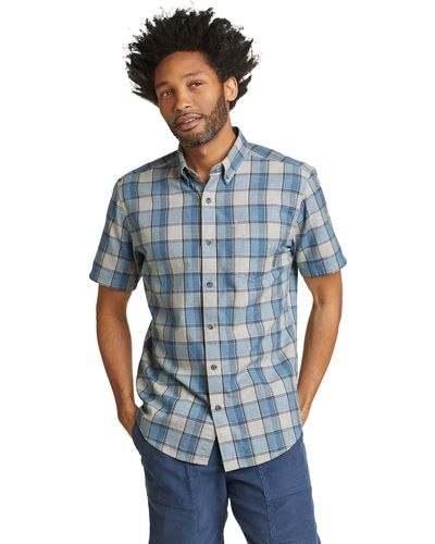 Eddie Bauer Kurzarmhemd Tidelands Hemd - Blau