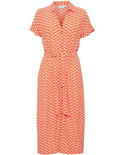 Saint Tropez Jerseykleid Kleid BlancaSZ - Orange