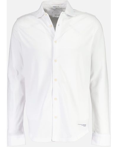 Better Rich Langarm-Poloshirt - Weiß