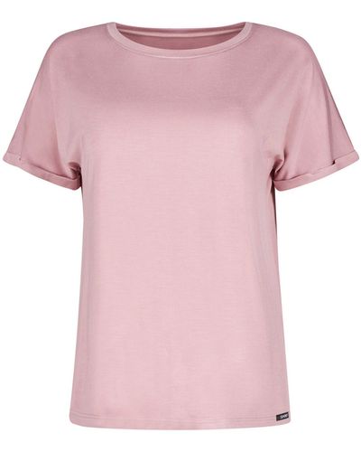 SKINY T-Shirt Every Night (1-tlg) Plain/ohne Details - Pink