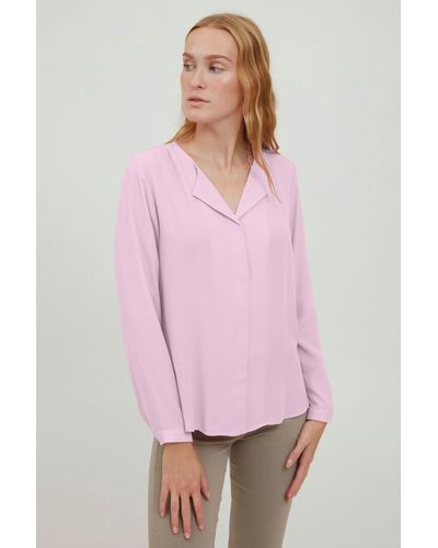 B.Young Langarmbluse BYHialice shirt - Pink