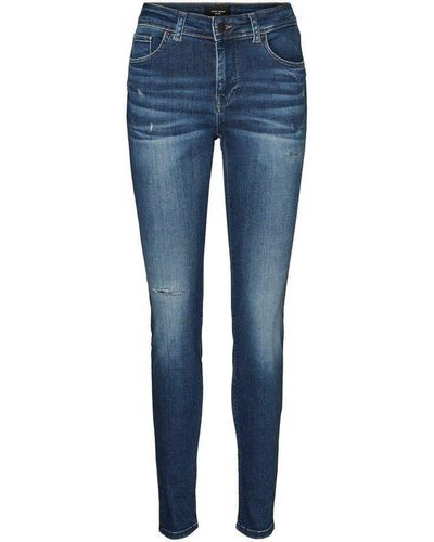 Vero Moda Slim-fit-Jeans Lux (1-tlg) - Blau