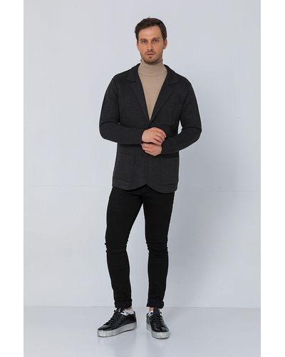 Ron Tomson Cardigan - Schwarz