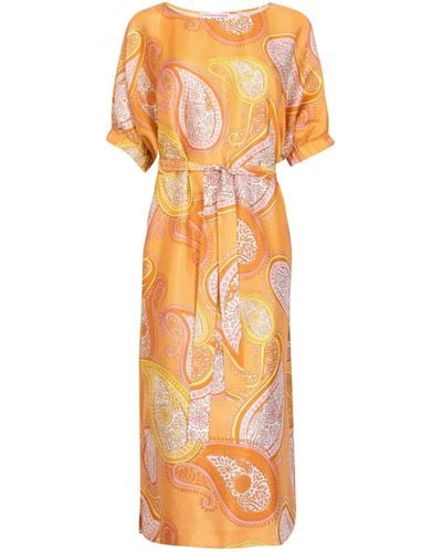 LIEBLINGSSTÜCK Sommerkleid Kleid RUBAL 3/4-Arm (1-tlg) - Orange