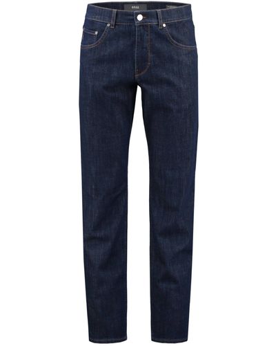 Brax 5-Pocket- Jeans COOPER Regular Fit (1-tlg) - Blau