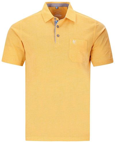 Hajo Bedrucktes Poloshirt - Gelb