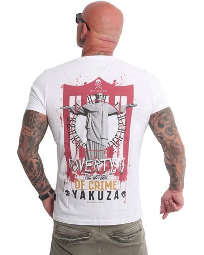 Yakuza T-Shirt Poverty - Weiß