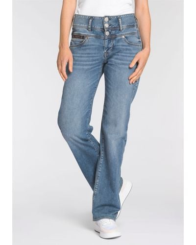 Herrlicher Jeans RAYA NEW STRAIGHT - Blau