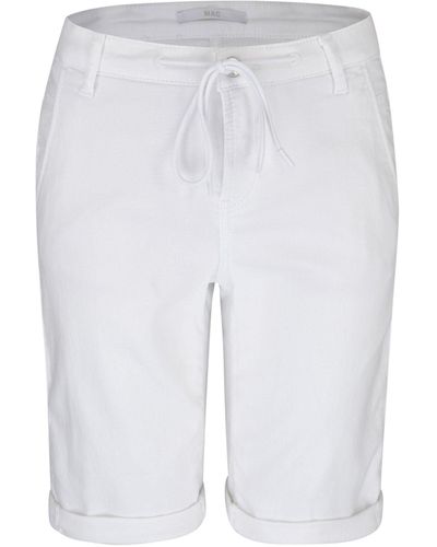 M·a·c Stretch-Jeans JOG'N SHORTY white denim 2777-90-0341 D010 - Weiß