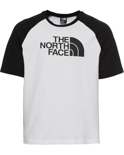 The North Face T-Shirt M /S RAGLAN EASY TEE - Schwarz