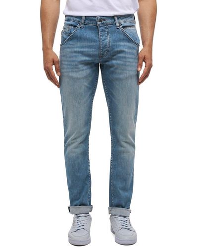 Mustang Slim-fit-Jeans Style Michigan Tapered - Blau