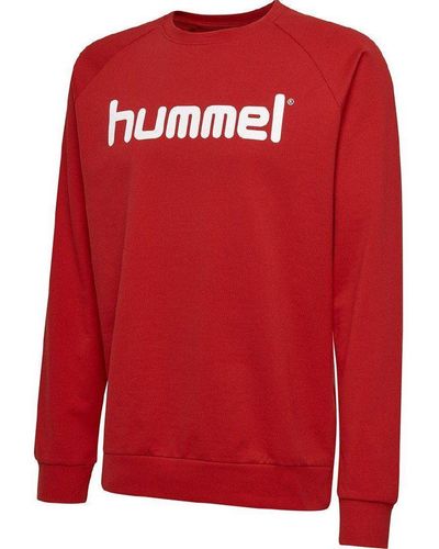 Hummel Go Cotton Logo Sweatshirt - Rot