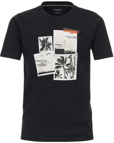 CASA MODA T-Shirt Print - Schwarz