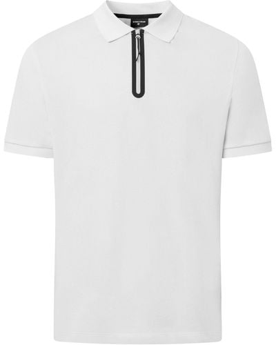 Strellson Poloshirt Reno-PZ (1-tlg) - Weiß