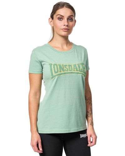 Lonsdale London T-Shirt AHERLA - Grün