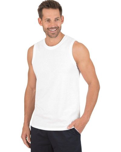 Trigema Ägertop Trägershirt aus Single-Jersey (1-tlg) - Weiß
