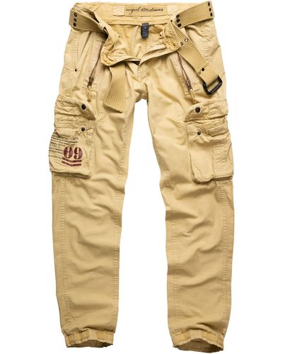 Surplus Raw Vintage ROYAL TRAVELER SLIMMY Cargohose Trousers royalsahara - Natur