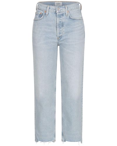 Citizens of Humanity Low-rise- Jeans FLORENCE Mid Waist - Blau