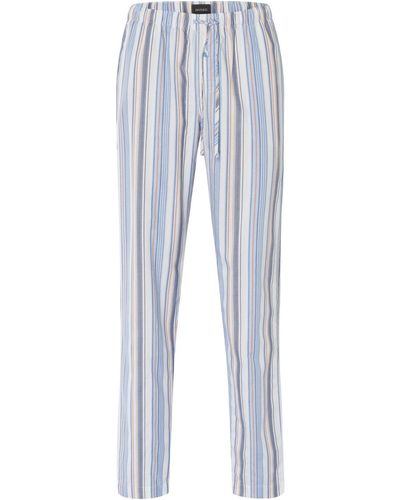 Hanro Pyjamahose Night & Day schlaf-hose pyjama schlafmode - Blau