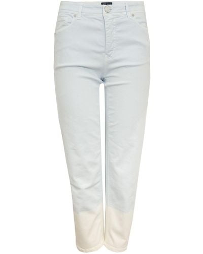 RAFFAELLO ROSSI 5-Pocket-Jeans Leyle 6/8 Denim light blue - Grau