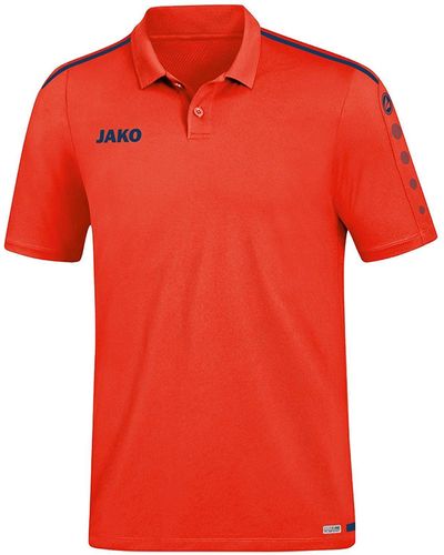 JAKÒ T-Shirt Striker 2.0 Poloshirt default - Rot