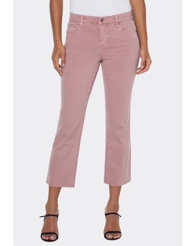 Liverpool Jeans Company 7/8-Jeans Kennedy Crop Straight Stretchy und komfortabel - Pink