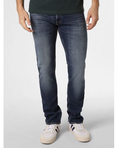 Replay Straight-Jeans Grover - Blau