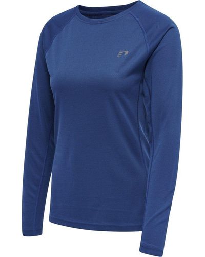 Newline Women' Core Running T-Shirt L/S - Blau