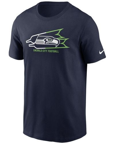 Nike Print-Shirt NFL Essential EMERALD CITY Seattle Seahawks - Blau
