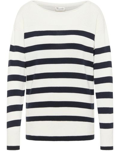 BARBARA LEBEK Sweatshirt Pullover - Weiß