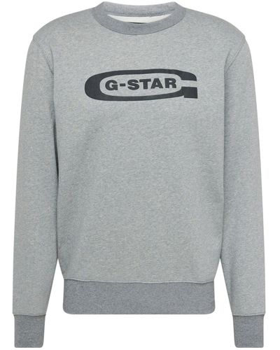 G-Star RAW Sweatshirt Old school (1-tlg) - Grau
