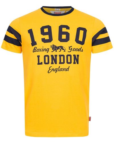 Lonsdale London T-Shirt Walditch (1-tlg) - Gelb