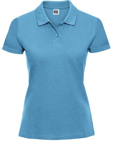Russell Ladies Classic Cotton Poloshirt - Blau