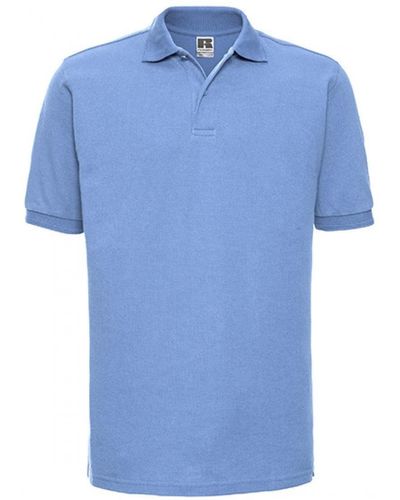 Russell Strapazierfähiges Poloshirt bis 4XL - Blau