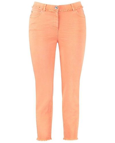 Samoon Shorts pink regular (1-tlg) - Orange