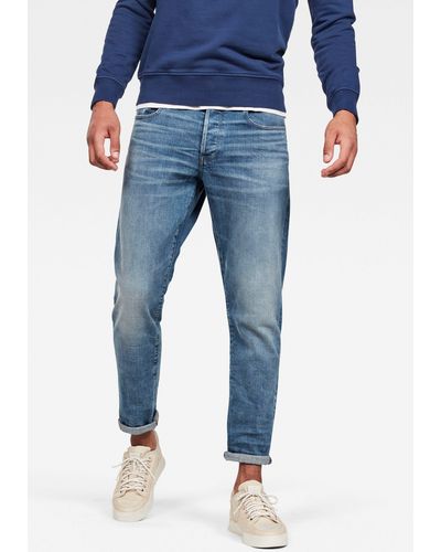 G-Star RAW Regular-fit-Jeans 3301 Straight Tapered - Blau