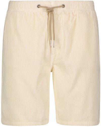Pepe Jeans Shorts aus Baumwollcord (1-tlg) - Natur