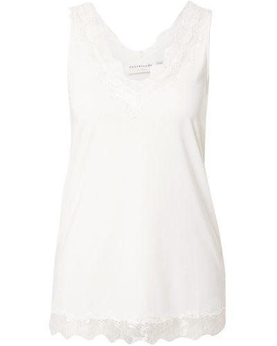 Rosemunde Shirttop (1-tlg) Spitze - Weiß