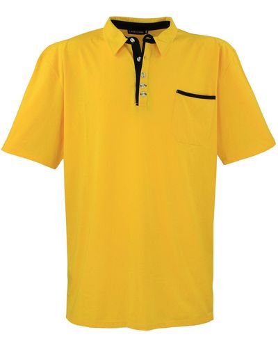 Lavecchia Poloshirt Übergrößen LV-1701 Polo Shirt - Gelb