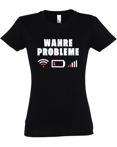 Youth Designz "Wahre Problem" T-Shirt mit modischem Print - Schwarz