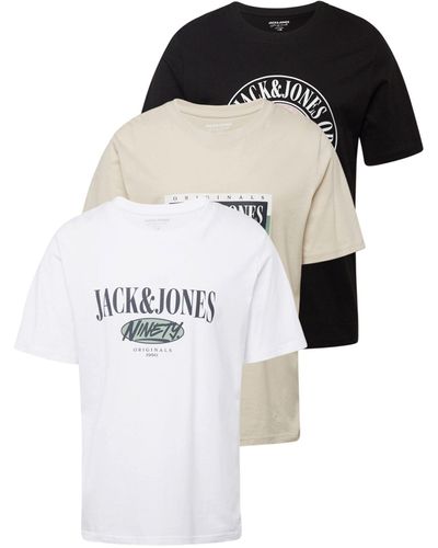 Jack & Jones T-Shirt (3-tlg) - Mehrfarbig