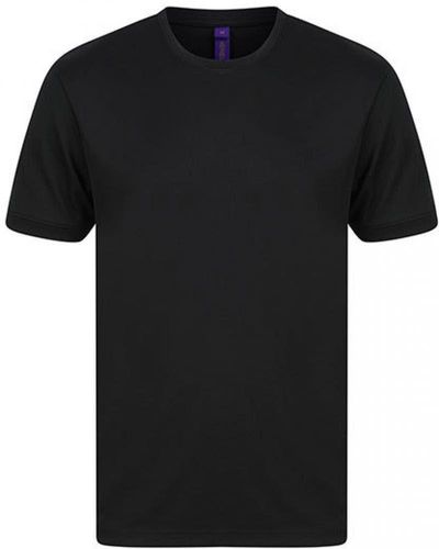 Henbury Rundhalsshirt HiCool® Performance T-Shirt - Schwarz