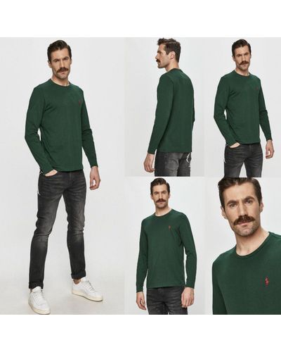 Ralph Lauren POLO Longsleeve T-shirt Sweatshirt Sweater Custom S - Grün
