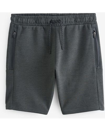 Next Sweatshorts Jersey-Shorts mit Reißverschlusstaschen (1-tlg) - Grau